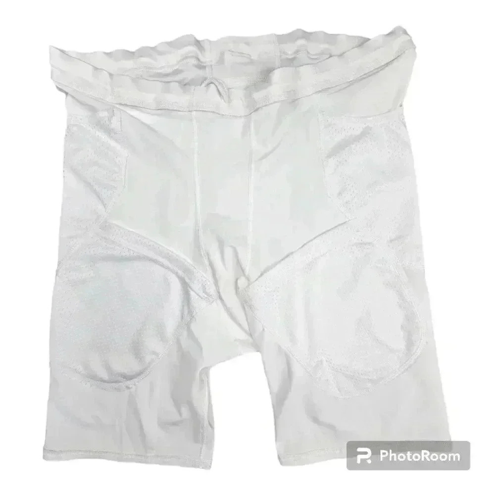 Alleson Adult 5 Pocket Football Girdle w/ Elastic Waistband White NIP #695l  4XL - Picture 4 of 9